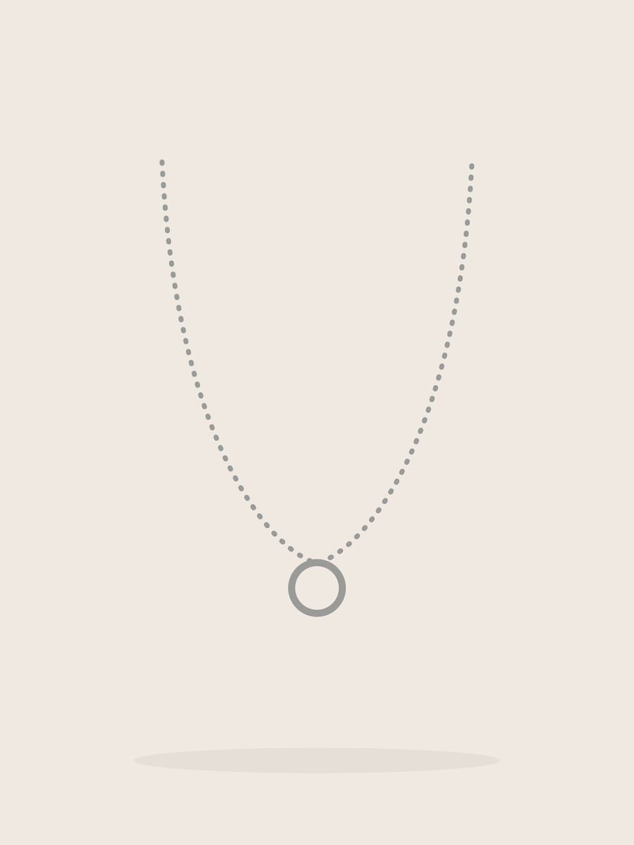 Collier double rang Selma
